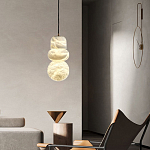 Подвесной светильник с фигурными плафонами Stone Triad варинант исполнения - 4 | Loft Concept в Уфе