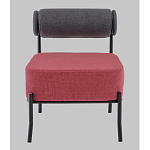 Кресло Ponpoun тёмно-серый бордо варинант исполнения - 4 | Loft Concept в Уфе