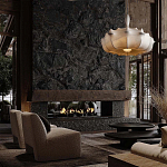 Подвесной светильник с белым фигурным абажуром и мягкими волнистыми краями Cloud Motion  варинант исполнения - 21 | Loft Concept в Уфе