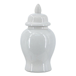 Ваза с крышкой однотонная Высота 31 см Chinoiserie Ceramics варинант исполнения - 12 | Loft Concept в Уфе