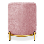 Банкетка овальная пыльно-розовый велюр на 4-х металлических ножках золотого цвета SANJAY варинант исполнения - 3 | Loft Concept в Уфе