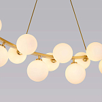 Люстра подвесная с белыми лампами в форме шара Felicitat варинант исполнения - 2 | Loft Concept в Уфе