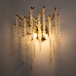 Бра золотого цвета с ветвями и хрустальными подвесками FAIRYTREE Light варинант исполнения - 2 | Loft Concept в Уфе