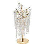 Лампа настольная со стеклянными подвесами цвет золото Light FAIRYTREE варинант исполнения - 1 | Loft Concept в Уфе