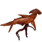 Статуэтка акула-молот деревянная Hammer варинант исполнения - 2 | Loft Concept в Уфе