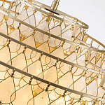 Люстра многоярусная с декором из натуральной морской ракушки Iridescent Light варинант исполнения - 6 | Loft Concept в Уфе