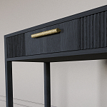 Элегантная Консоль Primo с выдвижным ящиком Черный дуб варинант исполнения - 4 | Loft Concept в Уфе