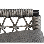 Кресло уличное темно-серое Street Bliss варинант исполнения - 4 | Loft Concept в Уфе