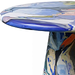 Дизайнерский журнальный стол с цветным орнаментом Unyly варинант исполнения - 3 | Loft Concept в Уфе