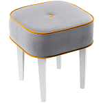 Квадратный мягкий пуф на белых ножках Winton Pouf Square варинант исполнения - 11 | Loft Concept в Уфе