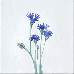 Плитка с узором Васильки варинант исполнения - 2 | Loft Concept в Уфе