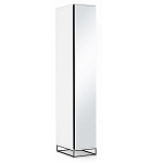 Шкаф-пенал белый с зеркальной дверцей Strict Lines варинант исполнения - 2 | Loft Concept в Уфе