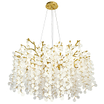 Люстра с круглыми хрустальными подвесками Fairytree Gold Crystal Branches Chandelier 10 варинант исполнения - 2 | Loft Concept в Уфе