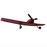 Полка книжная красная в виде самолёта в стиле лофт FLY варинант исполнения - 1 | Loft Concept в Уфе