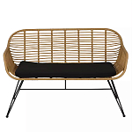 Кушетка плетеная из ротанга Wicker Сouch варинант исполнения - 1 | Loft Concept в Уфе