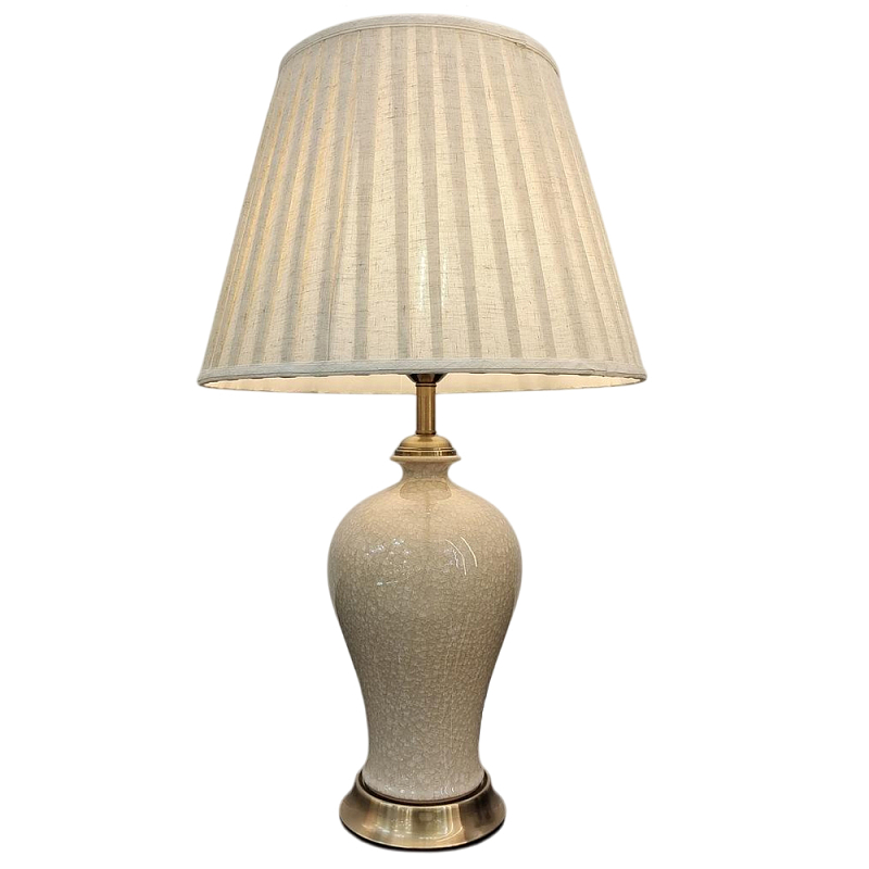 Настольная лампа керамическая с бежевым абажуром Light Beige Mood Бронза Бежевый Настольная лампа керамическая с бежевым абажуром Light Beige Mood Бронза Бежевый в Уфе | Loft Concept