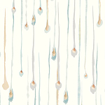 Мебельная ткань Велюр Raindrops White 145 см N 1003 варинант исполнения - 1 | Loft Concept в Уфе