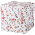 Набор посуды обеденный из фарфора на 6 персон 18 предметов Flower Porcelain Collection варинант исполнения - 3 | Loft Concept в Уфе