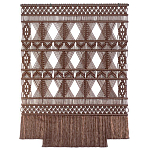 Панно Макраме коричневый цвет  варинант исполнения - 6 | Loft Concept в Уфе