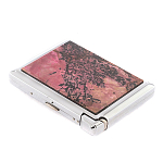 Портсигар с газовой зажигалкой из натурального камня Родонит Stone Cigarettes Cases варинант исполнения - 9 | Loft Concept в Уфе