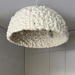 Вязаный подвесной светильник из шерсти Dome Wool Lamp  варинант исполнения - 3 | Loft Concept в Уфе