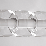 Люстра линейная с 6-ю прозрачными стеклянными плафонами округлой формы HANDLE GRAPE варинант исполнения - 9 | Loft Concept в Уфе