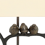 Настольная лампа Птицы на изогнутой ветке Lamp Tit варинант исполнения - 1 | Loft Concept в Уфе