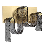 Бра волнистой формы из фактурного стекла Big Wave варинант исполнения - 1 | Loft Concept в Уфе