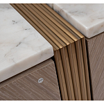 Комод с мраморной столешницей Uniqueness Marble варинант исполнения - 4 | Loft Concept в Уфе