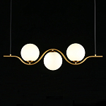 Люстра подвесная светодиодная Jagna 2 Gold and White варинант исполнения - 1 | Loft Concept в Уфе