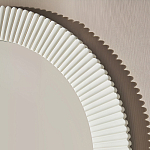 Зеркало в круглой фактурной раме Mirror Modern Texture белое варинант исполнения - 4 | Loft Concept в Уфе