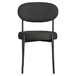 Стул мягкий Alfie Chair черный варинант исполнения - 1 | Loft Concept в Уфе