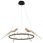 Подвесной светильник с декором в виде птиц Birds Ring Hanging Lamp варинант исполнения - 2 | Loft Concept в Уфе