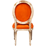 Стул из натурального бука оранжевое с цветным принтом Impressionism in Color варинант исполнения - 2 | Loft Concept в Уфе