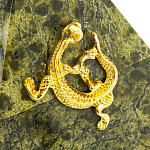 Шкатулка пирамида из натурального камня змеевик Stone Casket варинант исполнения - 3 | Loft Concept в Уфе