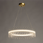 Люстра круглая с прозрачными стеклянными трубками 51 см Nembus варинант исполнения - 3 | Loft Concept в Уфе