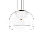 Подвесной светильник с куполообразным прозрачным стеклянным плафоном Grada Light варинант исполнения - 7 | Loft Concept в Уфе