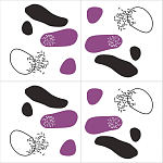 Плитка с узором Камни варинант исполнения - 1 | Loft Concept в Уфе