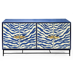 Буфет в гостиную с инкрустацией Bone Inlay Deco Sideboard - Orleans ZEBRA варинант исполнения - 4 | Loft Concept в Уфе