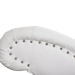 Кушетка белая с мягкой обивкой из велюра Michael Couch варинант исполнения - 5 | Loft Concept в Уфе