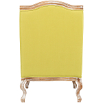 Кресло из натурального бука бежевое с изображением птиц и цветов Beige Green Chinoiserie Garden Armchair варинант исполнения - 2 | Loft Concept в Уфе