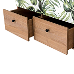 Шкаф с принтом Floral notes варинант исполнения - 3 | Loft Concept в Уфе