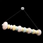 Подвесной светильник светодиодный горизонтальный в виде ожерелья из пастельных сфер Pastel Lunaria Horizon  варинант исполнения - 3 | Loft Concept в Уфе