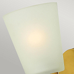 Бра с белым матовым стеклянным плафоном и тремя декоративными шарами Hinkley варинант исполнения - 9 | Loft Concept в Уфе