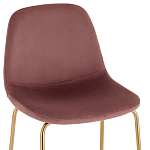 Барный стул на золотистых ножках VENDRAMIN Pink варинант исполнения - 6 | Loft Concept в Уфе