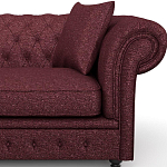 Мебельная ткань Шенилл бордовый цвет 138 см T4-38 варинант исполнения - 8 | Loft Concept в Уфе