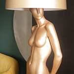 Лампа MANNEQUIN LAMP с абажуром женственность в деталях варинант исполнения - 9 | Loft Concept в Уфе