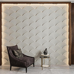 Гипсовая 3D Панель Aura варинант исполнения - 1 | Loft Concept в Уфе