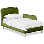 Кровать с мягким изголовьем Luna Palmer Bed варинант исполнения - 3 | Loft Concept в Уфе