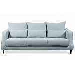 Диван Seldon с мягкими подушками голубое букле варинант исполнения - 7 | Loft Concept в Уфе